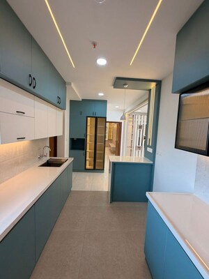 Kitchen in 3 BHK Apartment at Prestige Beverly Hills, Kokapet – for Rent