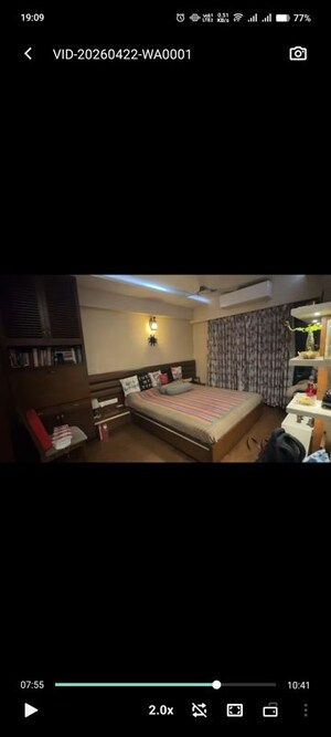 Bedroom in 3 BHK Apartment at Adani Group Western Heights, Andheri West – for Rent