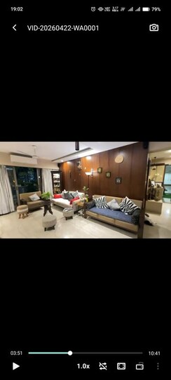 3 BHK + Pooja Room Apartment For Rent in Adani Group Western Heights