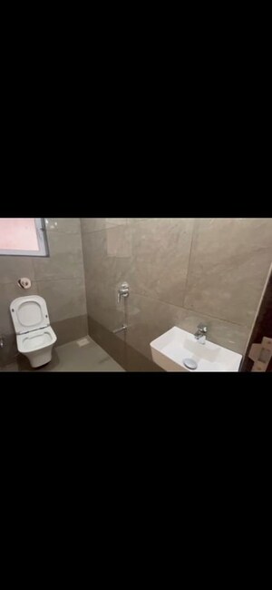 Bathroom in 2 BHK Apartment at Mahaveer Solitaire Edge, Kandivali East – for Rent