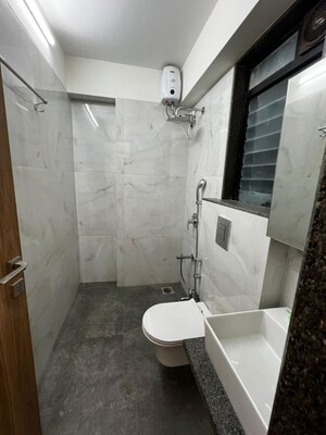 Bathroom in 3 BHK Apartment at Emerald Apartment Santacruz, Santacruz East – for Rent