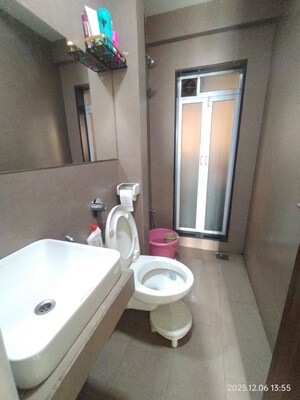 Bathroom in 2 BHK Apartment at Akshar Green World, Dighe – for Sale