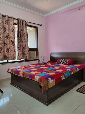 Bedroom in 1 BHK Apartment at Ami Vini Solitaire, Dahisar West – for Rent