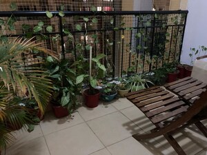 Balcony in 3 BHK Apartment at Concorde Manhattans, Electronic City – for Rent