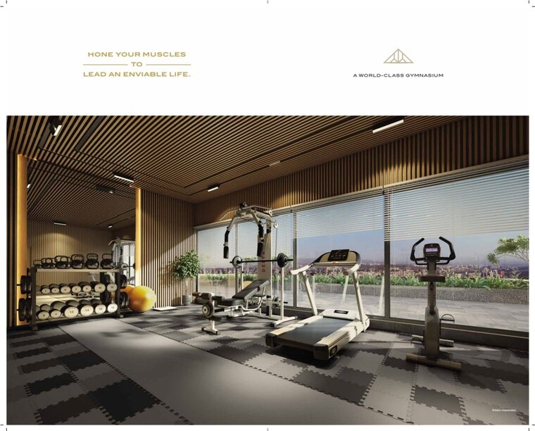 Gym, delta-icon 3 Bedroom 1650 Sq.Ft. Apartment In Airoli Sector 7 Navi Mumbai 10322808