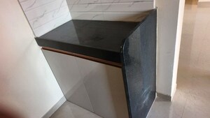 Kitchen in 2 BHK Apartment at Ram Pushpanjali Residency, Owale – for Rent