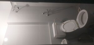 Bathroom in 1 BHK Apartment at Highland Pearl, Thane West – for Rent