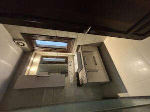 Staircase in 3 BHK Builder Floor at Shivalik Colony – for Rent