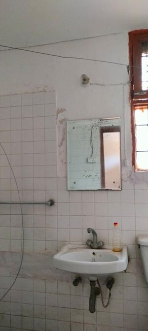 Bathroom in 2 BHK Apartment at Rail Vihar Apartment, Sector 15 – for Rent