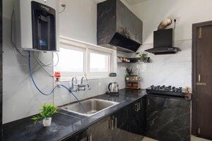 Kitchen in 3 BHK Apartment at Brigade El Dorado, Bagaluru – for Rent