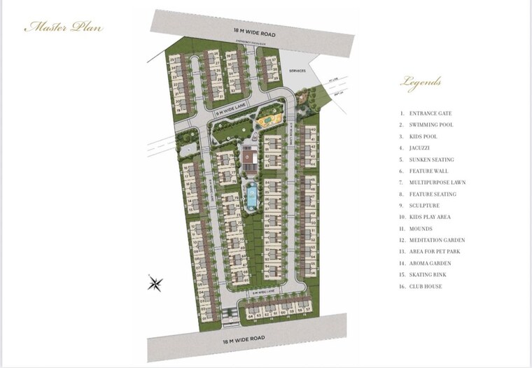 Master Plan, kolte-patil-life-republic-24k-espada 5 Bedroom 3600 Sq.Ft. Villa In Hinjewadi Pune 10322907