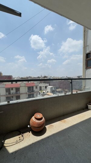 Balcony in 3 BHK Apartment at Chattarpur – for Rent