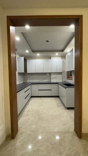 Kitchen in 3 BHK Apartment at Chattarpur – for Rent