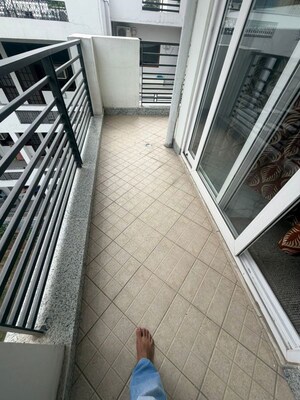 Balcony in 3 BHK Builder Floor at Sector 15 – for Rent