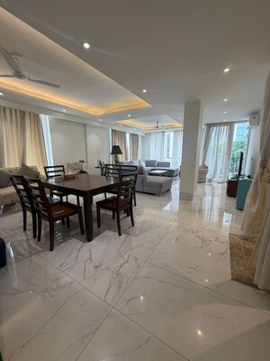 Living Room in 3 BHK Builder Floor at Sector 15 – for Rent