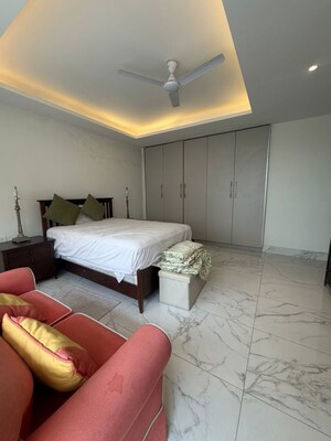 Bedroom in 3 BHK Builder Floor at Sector 15 – for Rent