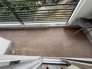 Balcony in 3 BHK Builder Floor at Sector 15 – for Rent