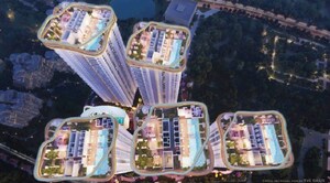 Master Plan in 4 BHK Apartment at Raghava Cinq, Financial District – for Sale