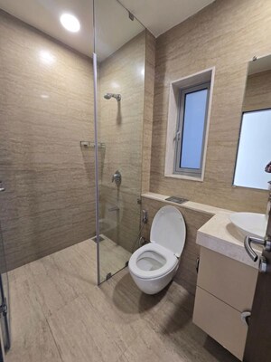 Bathroom in 3 BHK Apartment at Oberoi Exquisite Goregaon, Goregaon East – for Rent