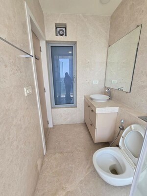 Bathroom in 3 BHK Apartment at Oberoi Exquisite Goregaon, Goregaon East – for Rent