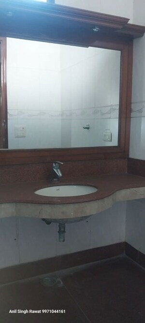 Bathroom in 3 BHK Builder Floor at Defence Colony – for Rent