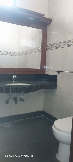 Bathroom in 3 BHK Builder Floor at Defence Colony – for Rent