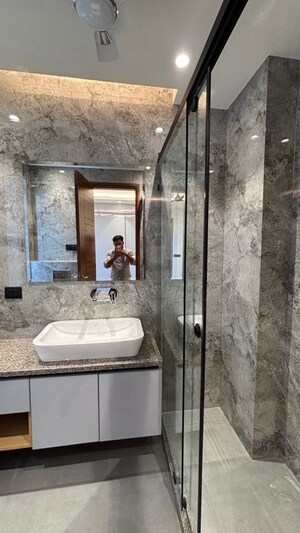 Bathroom in 3 BHK Builder Floor at Anant Raj Ashok Estate, Sector 63a – for Sale