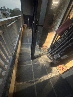 Balcony in 3 BHK Builder Floor at Sector 15 – for Rent