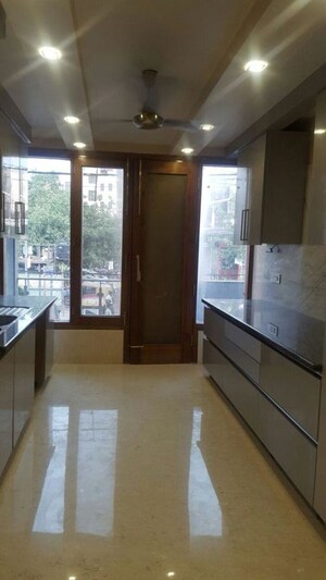 Kitchen in 4 BHK Builder Floor at Greater Kailash I – for Rent