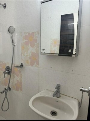 Bathroom in 2 BHK Apartment at Ahimsa Tower, Malad West – for Rent