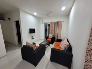 Living Room in 2 BHK Apartment at Godrej 24, Hinjewadi – for Rent