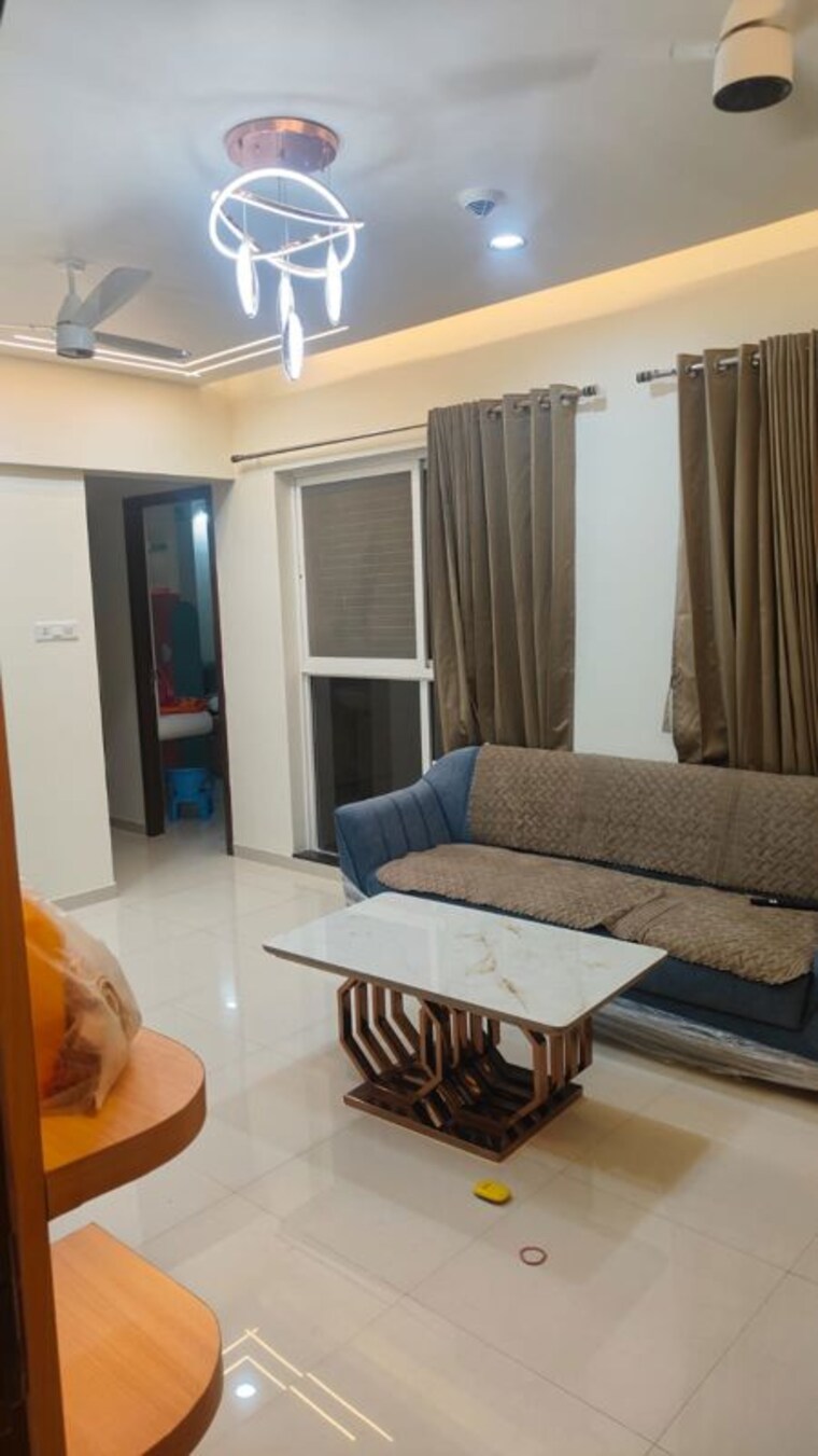 Living Room, pride-purple-park-connect 2 Bedroom 700 Sq.Ft. Apartment In Hinjewadi Pune 10323073