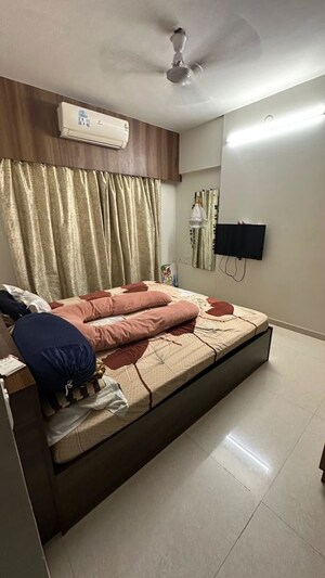 Bedroom in 2 BHK Apartment at Gurukrupa Marina Enclave, Malad West – for Rent