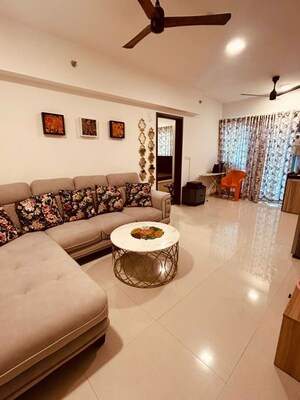 Living Room in 1 BHK Apartment at Gera Adara, Hinjewadi – for Rent