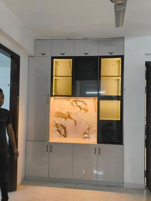 Kitchen in 2.5 BHK Builder Floor at Smart World Gems, Sector 89 – for Rent