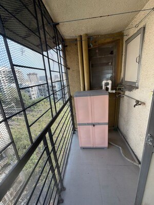 Balcony in 3 BHK Apartment at Goregaon West View CHS, Goregaon West – for Rent