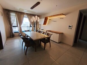 Dining area in 4 BHK Apartment at Panchshil Eon Waterfront II, Kharadi – for Rent