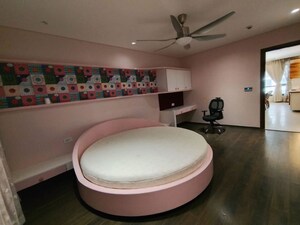 Bedroom in 4 BHK Apartment at Panchshil Eon Waterfront II, Kharadi – for Rent