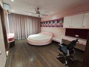 Bedroom in 4 BHK Apartment at Panchshil Eon Waterfront II, Kharadi – for Rent