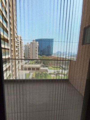 Balcony in 4 BHK Apartment at Panchshil Eon Waterfront II, Kharadi – for Rent