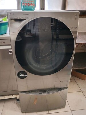 Laundry Area in 4 BHK Apartment at Panchshil Eon Waterfront II, Kharadi – for Rent