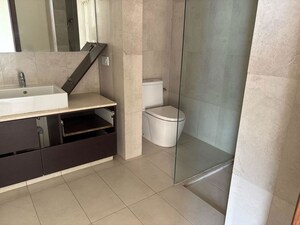 Bathroom in 4 BHK Apartment at Panchshil Eon Waterfront II, Kharadi – for Rent