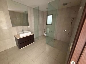 Bathroom in 4 BHK Apartment at Panchshil Eon Waterfront II, Kharadi – for Rent