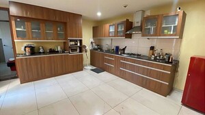 Kitchen in 4 BHK Apartment at Panchshil Eon Waterfront II, Kharadi – for Rent