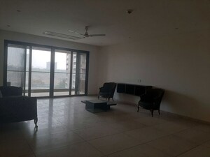 Living Room in 4 BHK Apartment at Panchshil Eon Waterfront I, Kharadi – for Rent