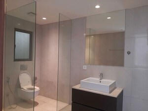 Bathroom in 4 BHK Apartment at Panchshil Eon Waterfront I, Kharadi – for Rent