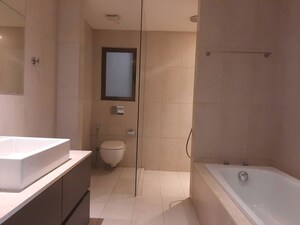 Bathroom in 4 BHK Apartment at Panchshil Eon Waterfront I, Kharadi – for Rent