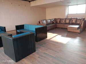 Living Room in 4 BHK Apartment at Panchshil Eon Waterfront I, Kharadi – for Rent