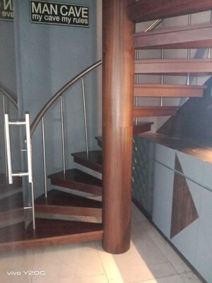 Staircase in 4 BHK Apartment at Panchshil Eon Waterfront I, Kharadi – for Rent