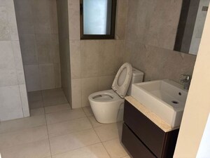 Bathroom in 4 BHK Apartment at Panchshil Eon Waterfront II, Kharadi – for Rent
